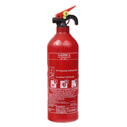 GAŚNICA PROSZKOWA 1KG - BEZ UCHWYTU - TYP ABC, HOMOLOGACJA-347593147