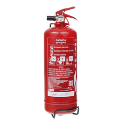 GAŚNICA PROSZKOWA 2KG + UCHWYT - TYP ABC, HOMOLOGACJA-347593149