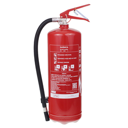 GAŚNICA PROSZKOWA 6KG + UCHWYT - TYP ABC, HOMOLOGACJA-347593160