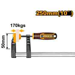 ŚCISK STOLARSKI TYP F, 250MM, ZACISK 170KG-347914688