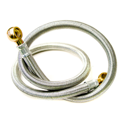 PRZEWÓD PALIWA 1000MM  OCZKO: 14MM 2XOCZKO, W OPLOCIE STALOWYM-347593759