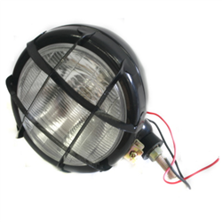 LAMPA OKRĄGŁA 5" Z OSŁONĄ KLOSZA REGULOWANA, 12V-40W/45WW55W/60W-347593790