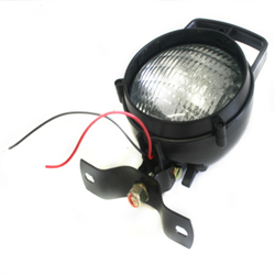 LAMPA OKRĄGŁA 146MM Z UCHWYTEM, PLASTIK H-3, 12V-55W-347593795