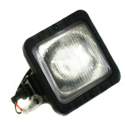 LAMPA PROSTOKĄTNA JCB, CASE, JOHN DEERE REGULOWANA, H-3, 12V-55W-347593806