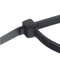 OPASKI ZACISKOWE ODPINANE 100X3,6MM CZARNE, PLASTIKOWE, 100SZT/OPAKOWANIE-347593900