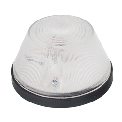 LAMPA OBRYSOWA BIAŁA NISKA PRZYCZEPA, FI 92MM, H=52MM-347594159