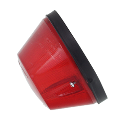 LAMPA OBRYSOWA CZERWONA NISKA PRZYCZEPA, FI 92MM, H=52MM-347594165