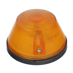 LAMPA OBRYSOWA POMARAŃCZOWA NISKA PRZYCZEPA, FI 92MM, H=52MM-347594167