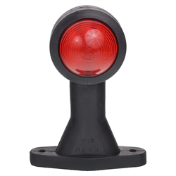 LAMPA OBRYSOWA BIAŁO-CZERWONA NA WYSIĘGNIKU PROSTYM, L/P, DŁUGA , 12/24V-347594183