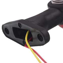 LAMPA OBRYSOWA BIAŁO-CZERWONA NA WYSIĘGNIKU PROSTYM, L/P, DŁUGA , 12/24V-347594185