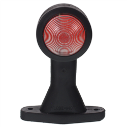 LAMPA OBRYSOWA BIAŁO-CZERWONA NA WYSIĘGNIKU PROSTYM, L/P, DŁUGA , 12/24V-347594184