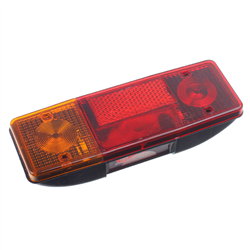 LAMPA TYLNA ZESP. 2-SEGM. Z ODBLASKIEM, LEWA 12/24V - BEZ PRZEWODU, C-360 TYŁ, D-47-347594192