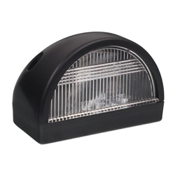 LAMPA OŚWIETLENIA TABLICY REJESTRACYJNEJ, OBUDOWA CZARNA, DUŻA-347594232