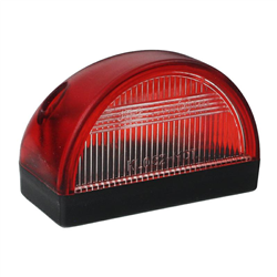 LAMPA OŚWIETLENIA TABLICY REJESTRACYJNEJ, OBUDOWA CZERWONA, DUŻA-347594235