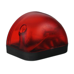 LAMPA OŚWIETLENIA TABLICY REJESTRACYJNEJ, OBUDOWA CZERWONA, DUŻA-347594236