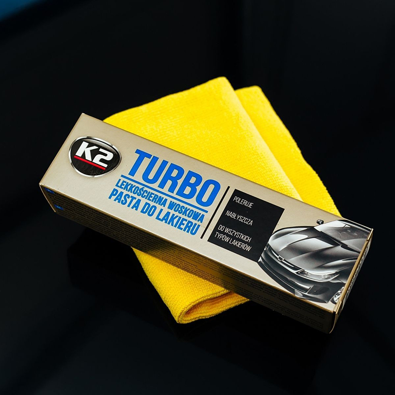 LEKKOŚCIERNA PASTA DO WOSKOWANIA K2 TURBO 120G-347594257