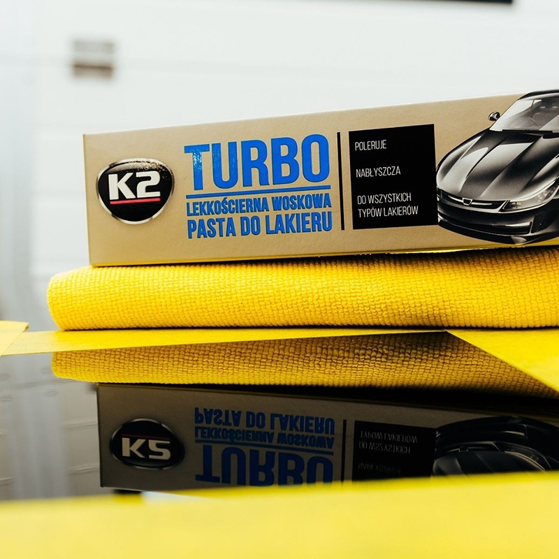 LEKKOŚCIERNA PASTA DO WOSKOWANIA K2 TURBO 120G-347594258