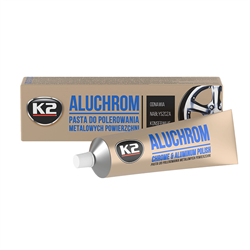 PASTA DO POLEROWANIA CHROMU, CZYSZCZENIA I NABŁYSZCZANIA K2 ALUCHROM 120G-347594275