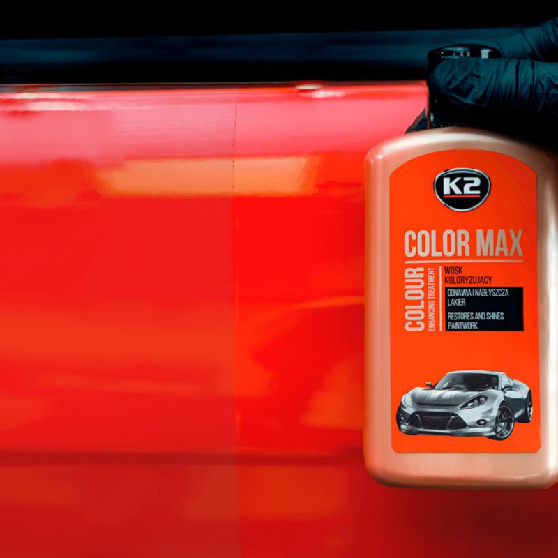 WOSK KOLORYZUJĄCY CZERWONY - K2 COLOR MAX 250ml-347594311