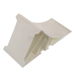 KLIN POD KOŁA L=225MM PLASTIKOWY BIAŁY, OBCIĄŻENIE DO 1,6T-347594354