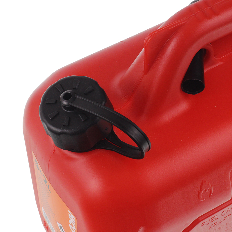 KANISTER PLASTIKOWY DWUKOMOROWY  5L+ 2L - CZERWONY-347594750