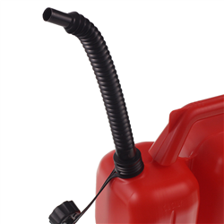 KANISTER PLASTIKOWY DWUKOMOROWY  5L+ 2L - CZERWONY-347594752