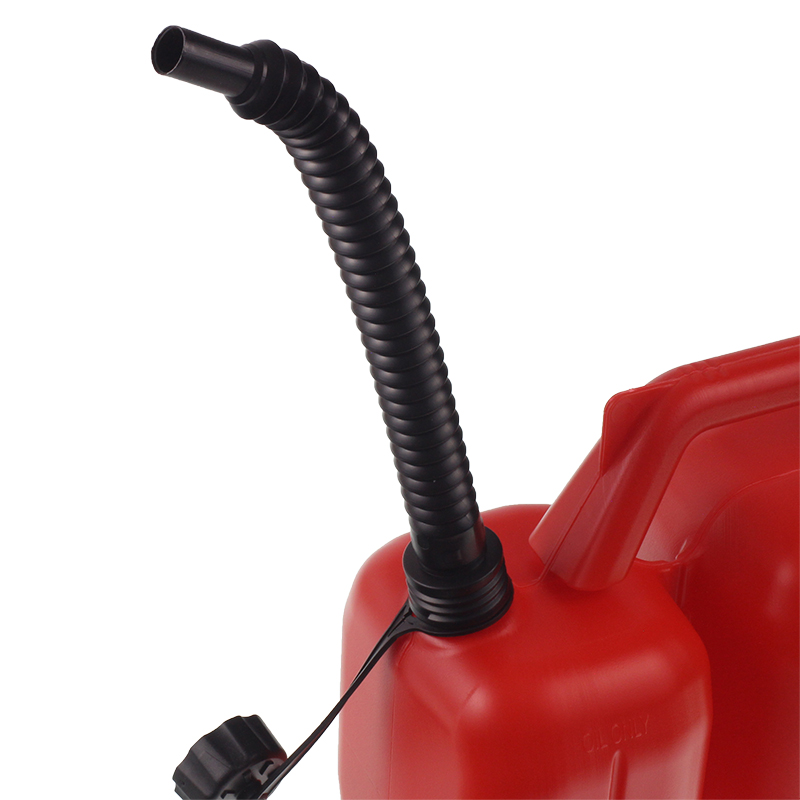 KANISTER PLASTIKOWY DWUKOMOROWY  5L+ 2L - CZERWONY-347594752