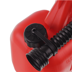 KANISTER PLASTIKOWY DWUKOMOROWY  5L+ 2L - CZERWONY-347594751