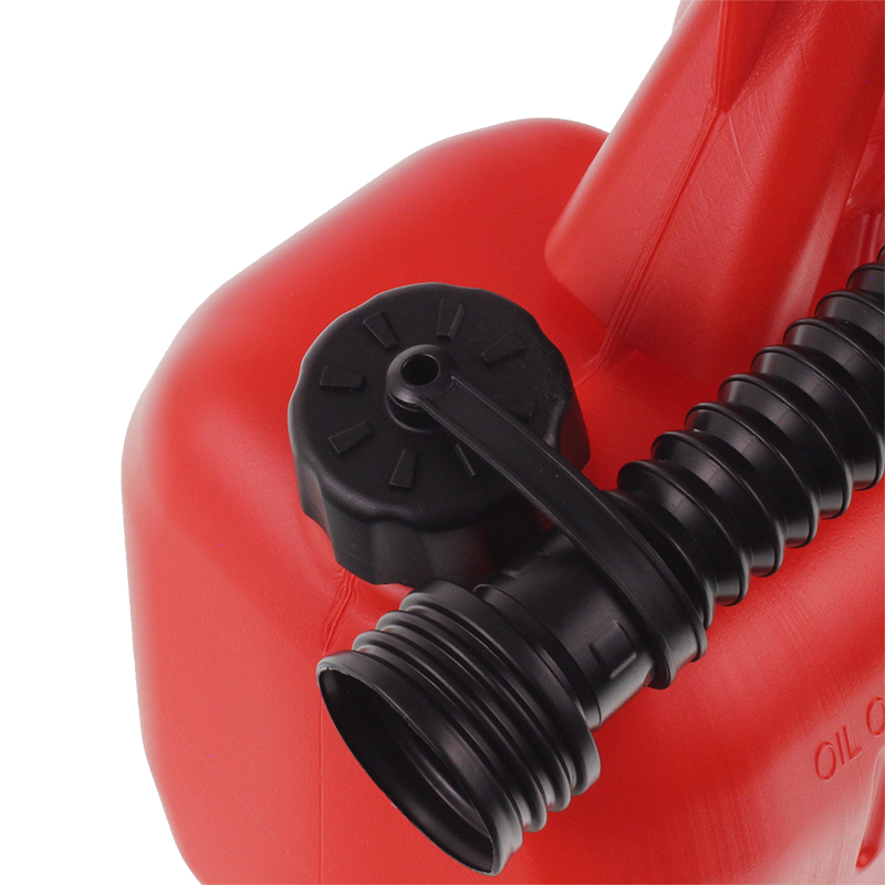 KANISTER PLASTIKOWY DWUKOMOROWY  5L+ 2L - CZERWONY-347594751