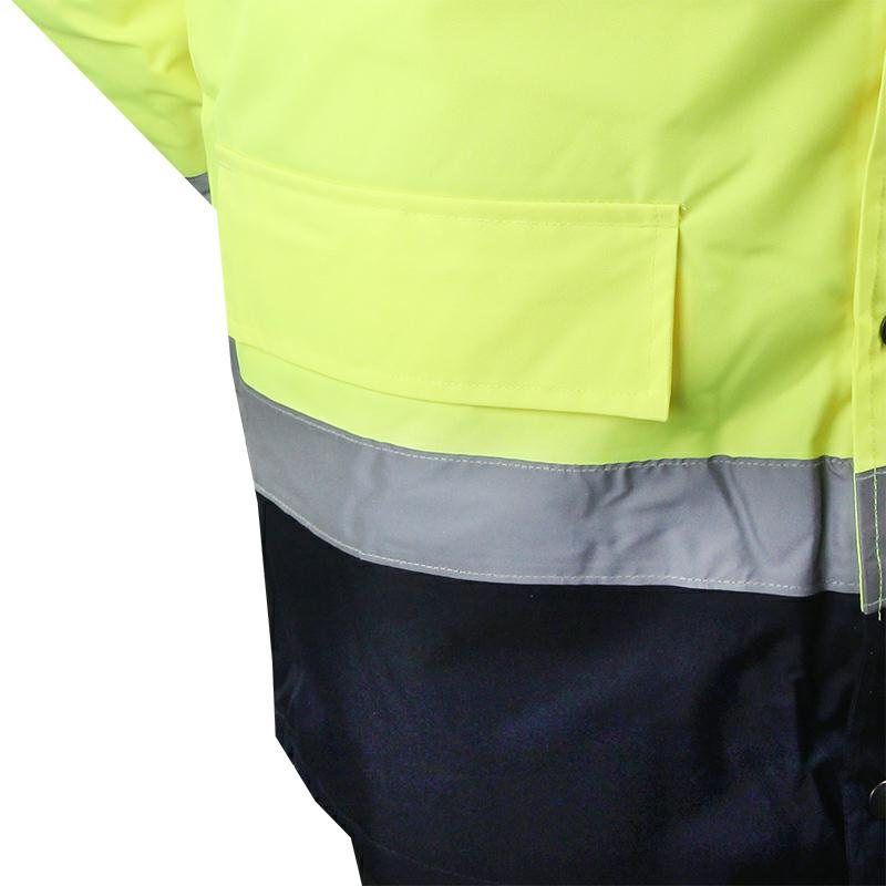KURTKA FLUORESCENCYJNA OCIEPL. ROZM. XL "URAN" - ŻÓŁTA-347595089