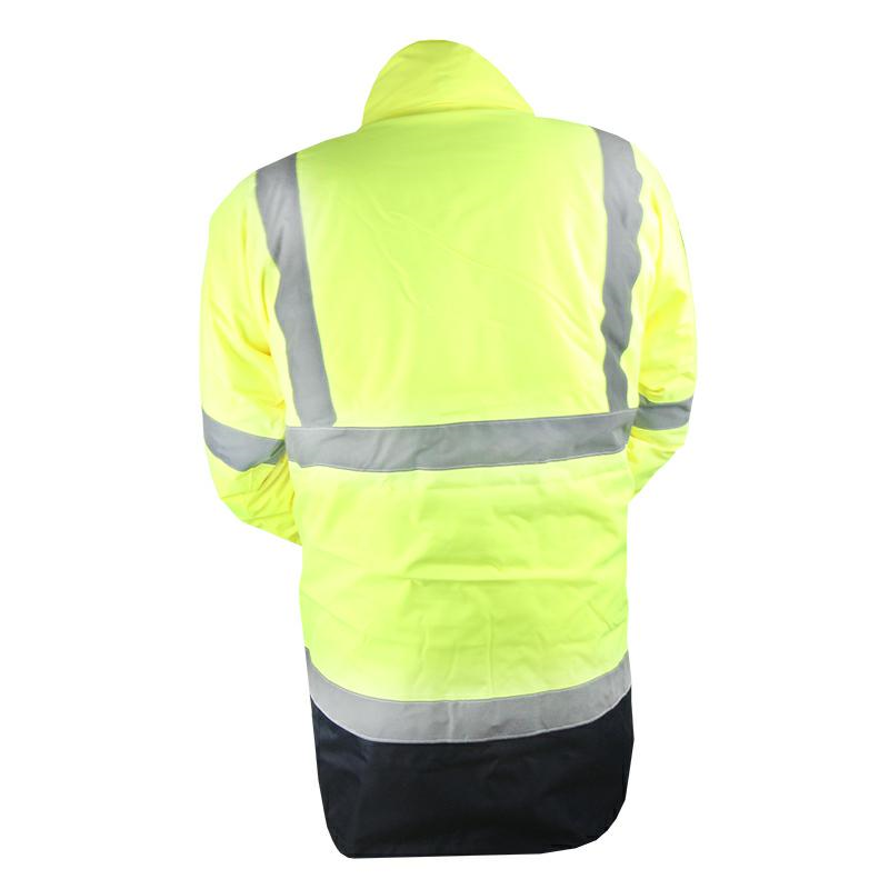 KURTKA FLUORESCENCYJNA OCIEPL. ROZM. XL "URAN" - ŻÓŁTA-347595087