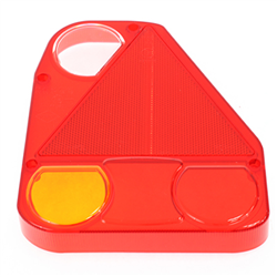 KLOSZ LAMPY TYLNEJ ZESP. Z TRÓJKĄTEM PRAWEJ, Z LAMPĄ COFANIA - NACZEPY-347595121