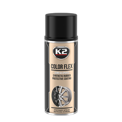 GUMA W SPRAYU 400ML - CZARNY POŁYSK - K2 COLOR FLEX-347595223