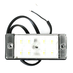 LAMPA COFANIA DIODOWA BIAŁA 12/24V-347595435