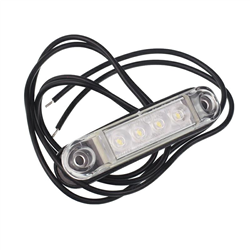 LAMPA OBRYSOWA BIAŁA DIODOWA TYP "SLIM" 12/24V-347595437