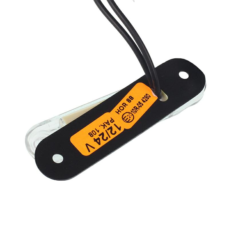 LAMPA OBRYSOWA BIAŁA DIODOWA TYP "SLIM" 12/24V-347595438