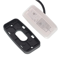 LAMPA POZYCYJNA, DIODOWA BIAŁA WERSJA NEON, Z ODBLASKIEM, 12/24V-347595451