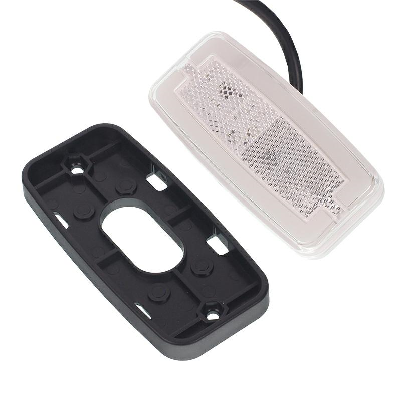 LAMPA POZYCYJNA, DIODOWA BIAŁA WERSJA NEON, Z ODBLASKIEM, 12/24V-347595451