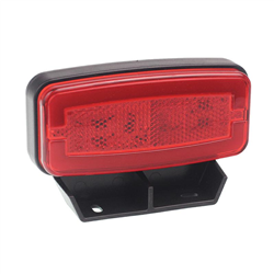 LAMPA POZYCYJNA, DIODOWA CZERWONA Z WIESZAKIEM, WERSJA NEON, Z ODBLASKIEM, 12/24V-347595464