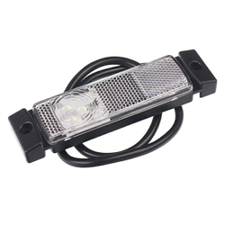 LAMPA OBRYSOWA BIAŁA DIODOWA Z ODBLASKIEM, 12/24V-347595470