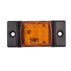 LAMPA OBRYSOWA POMARAŃCZOWA DIODOWA 12/24V-347595485
