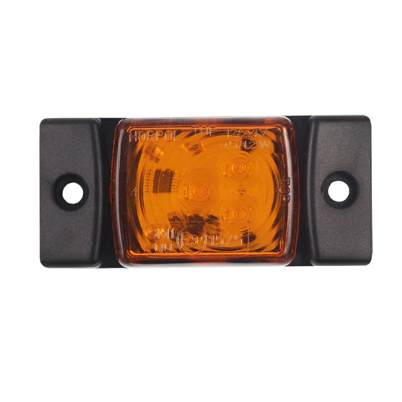 LAMPA OBRYSOWA POMARAŃCZOWA DIODOWA 12/24V-347595485