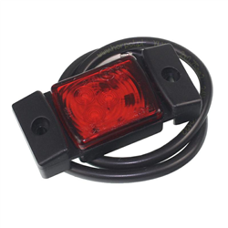 LAMPA OBRYSOWA CZERWONA DIODOWA 12/24V-347595486
