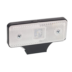 LAMPA OBRYSOWA BIAŁA DIODOWA Z UCHWYTEM, 12/24V, Z RAMKĄ-347595489