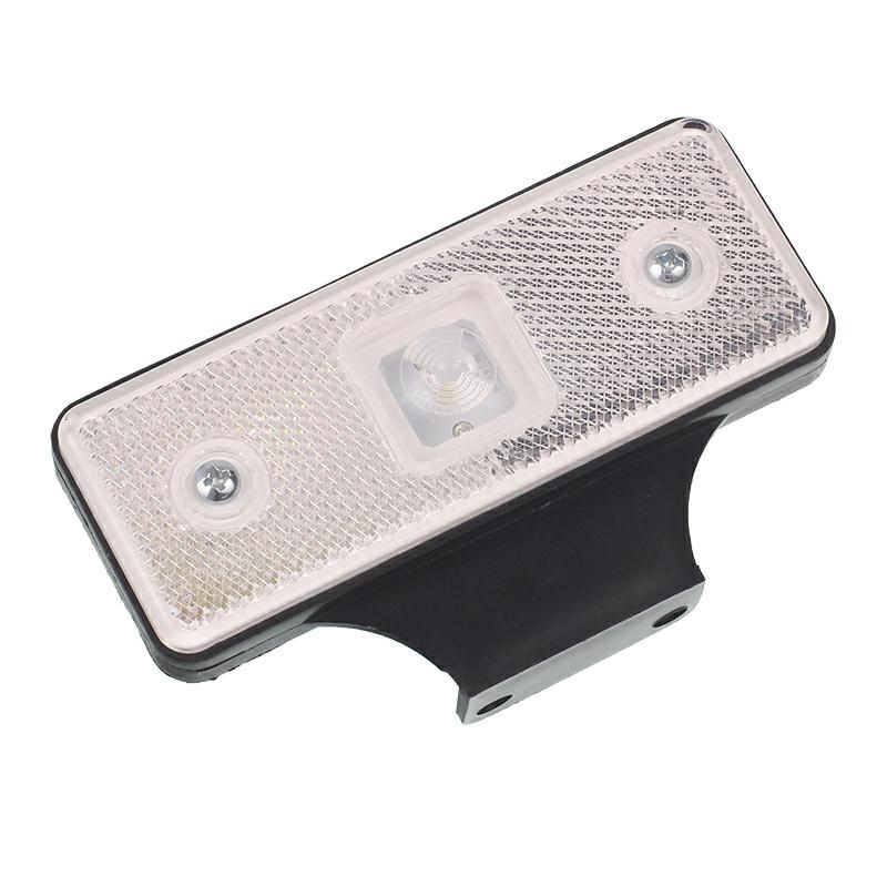 LAMPA OBRYSOWA BIAŁA DIODOWA Z UCHWYTEM, 12/24V, Z RAMKĄ-347595491