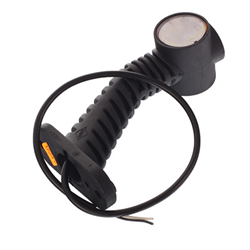 LAMPA OBRYSOWA BIAŁO-CZERW.-POM. DIODOWA NA WYSIĘG. UKOŚNYM, DŁUGA, LEWA, 12/24V-347595504
