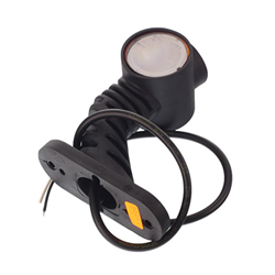 LAMPA OBRYSOWA BIAŁO-CZERW.-POM. DIODOWA NA WYSIĘG. UKOŚNYM, KRÓTKA, LEWA, 12/24V-347595510