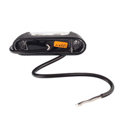 LAMPA OBRYSOWA BIAŁO-CZERWONA DIODOWA 12/24V-347595520