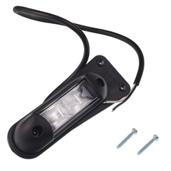 LAMPA OBRYSOWA BIAŁO-CZERWONA DIODOWA WISZĄCA NA GUMIE, 12/24V-347595522