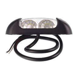 LAMPA OBRYSOWA BIAŁO-CZERW.-POM. DIODOWA 12/24V-347595529